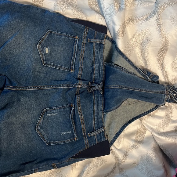 Denim maternity overalls - Picture 10 of 10